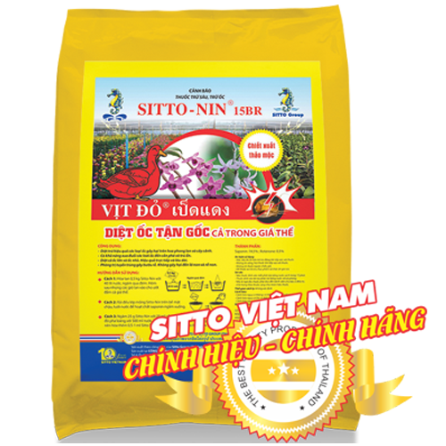 Thảo mộc trừ ốc Sitto-Nin (Vịt đỏ) gói 1kg
