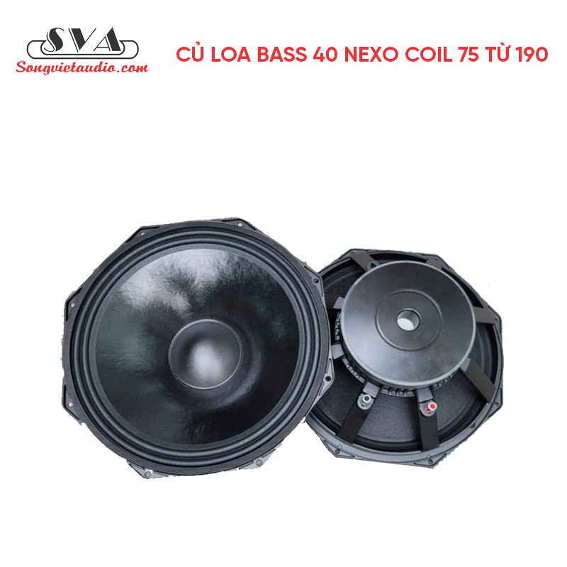 Loa bass 40 coil 75 từ 190 nexo - 1 cặp
