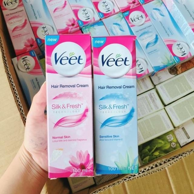 Kem tẩy lông veet silk & fresh 100ml