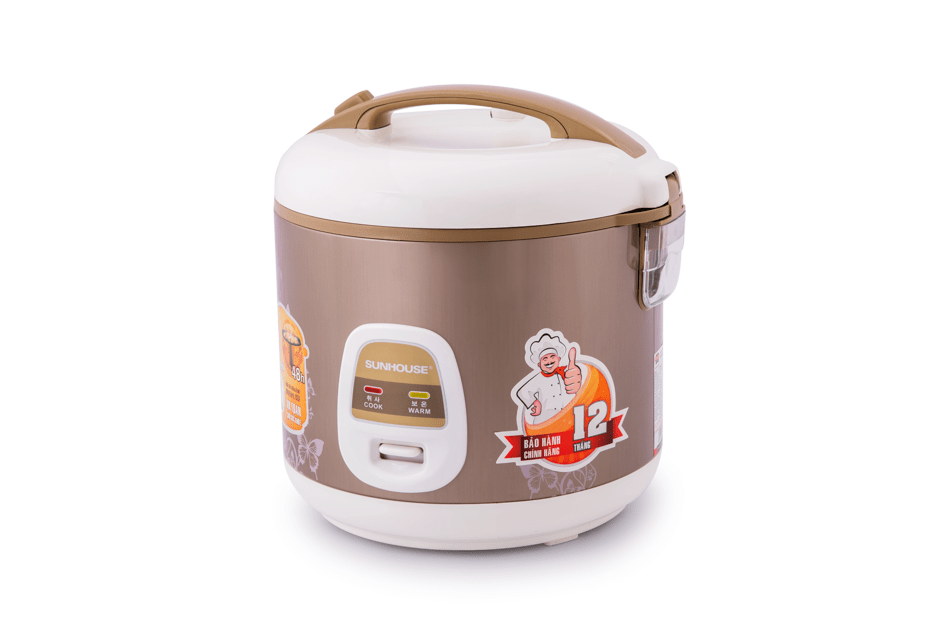 Nồi cơm điện cơ 1,8L Sunhouse SHD8616-vàng