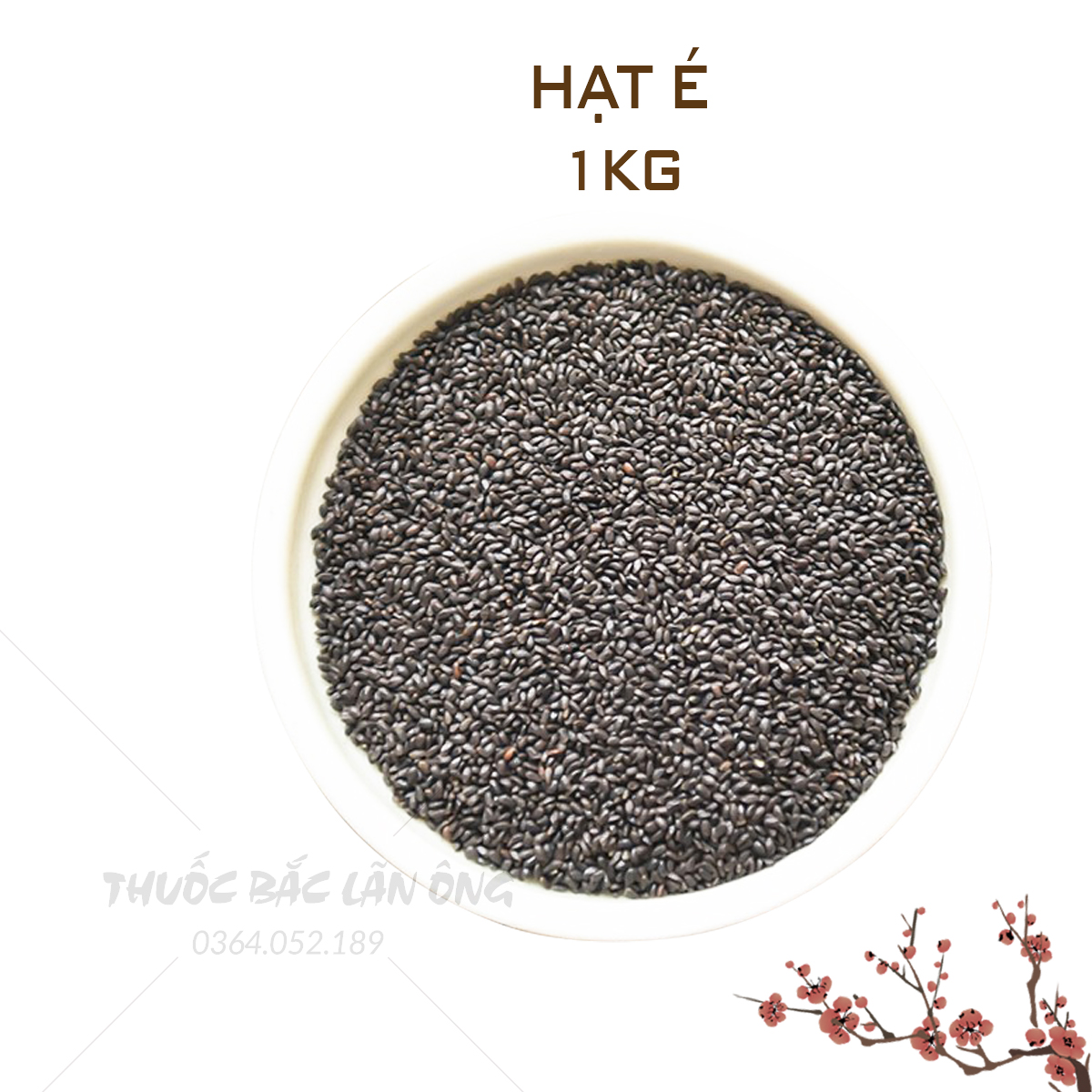 Hạt é hữu cơ 1kg