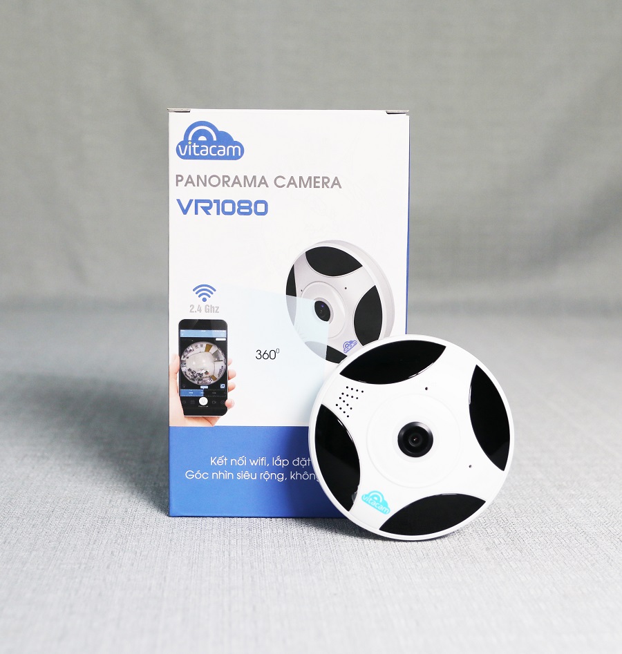 CAMERA IP VITACAM ỐP TRẦN FULL HD 1080P HÌNH ẢNH CỰC NÉT KẾT NỐI WIFI ĐỘ PHÂN GIẢI CAO, CAMERA KHÔNG