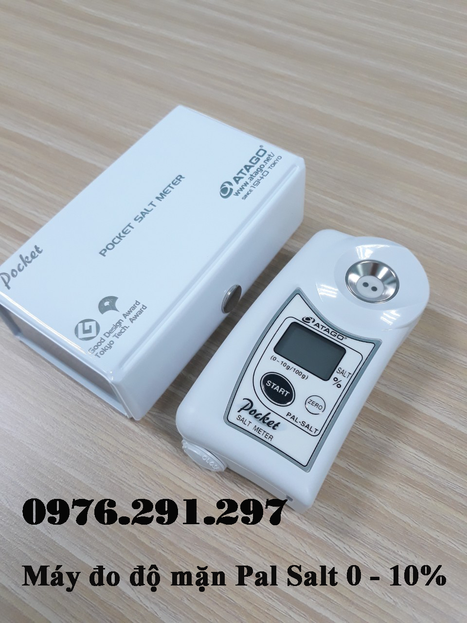 [HCM]Máy đo độ mặn Atago Pal Salt 0 -10% Nhật Bản