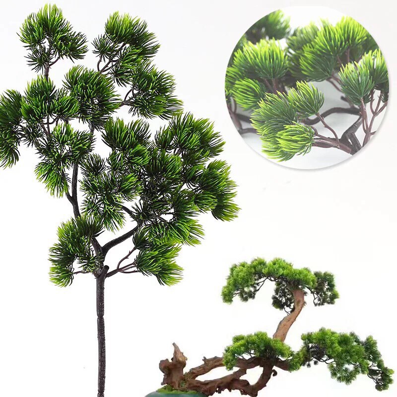 Cành Tùng Nhựa Trang Trí
