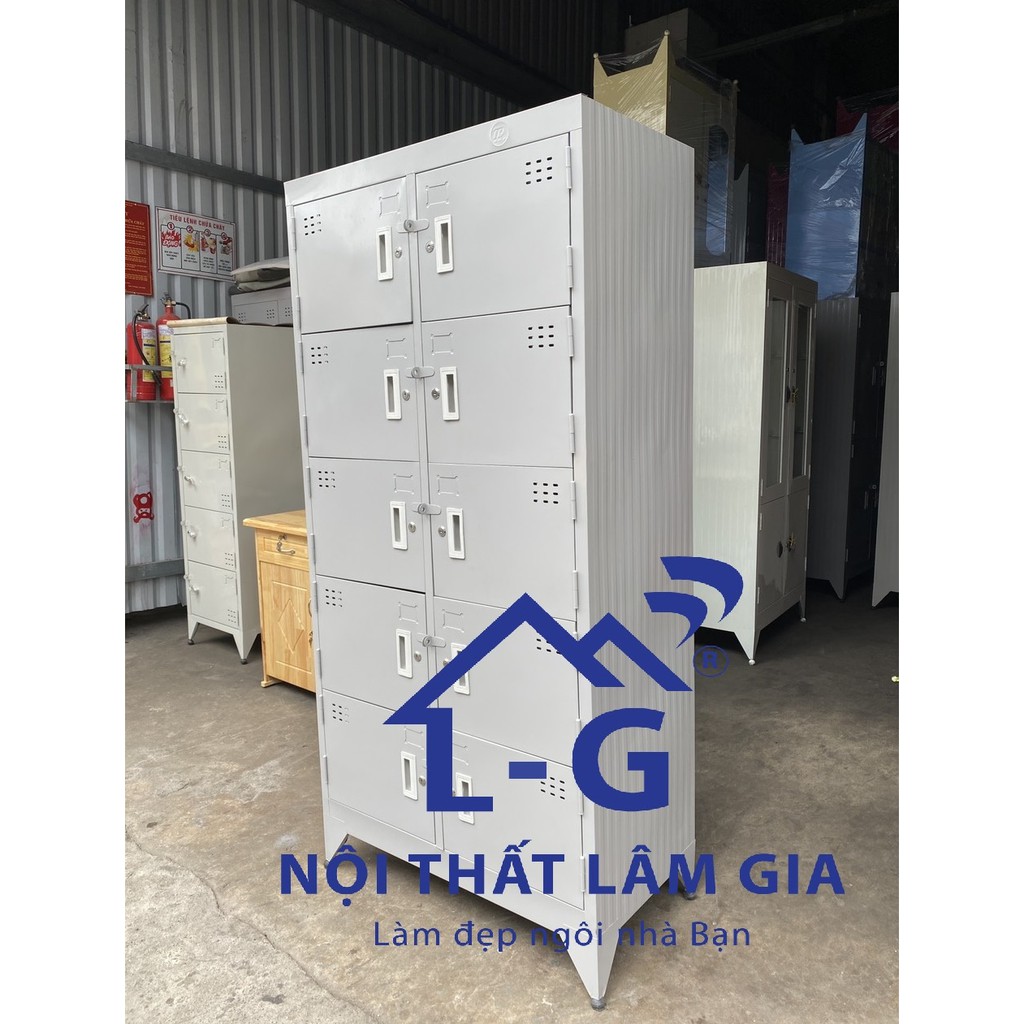 [HCM]Tủ sắt văn phòng đựng hồ sơ - tủ locker cao cấp 1m8x90