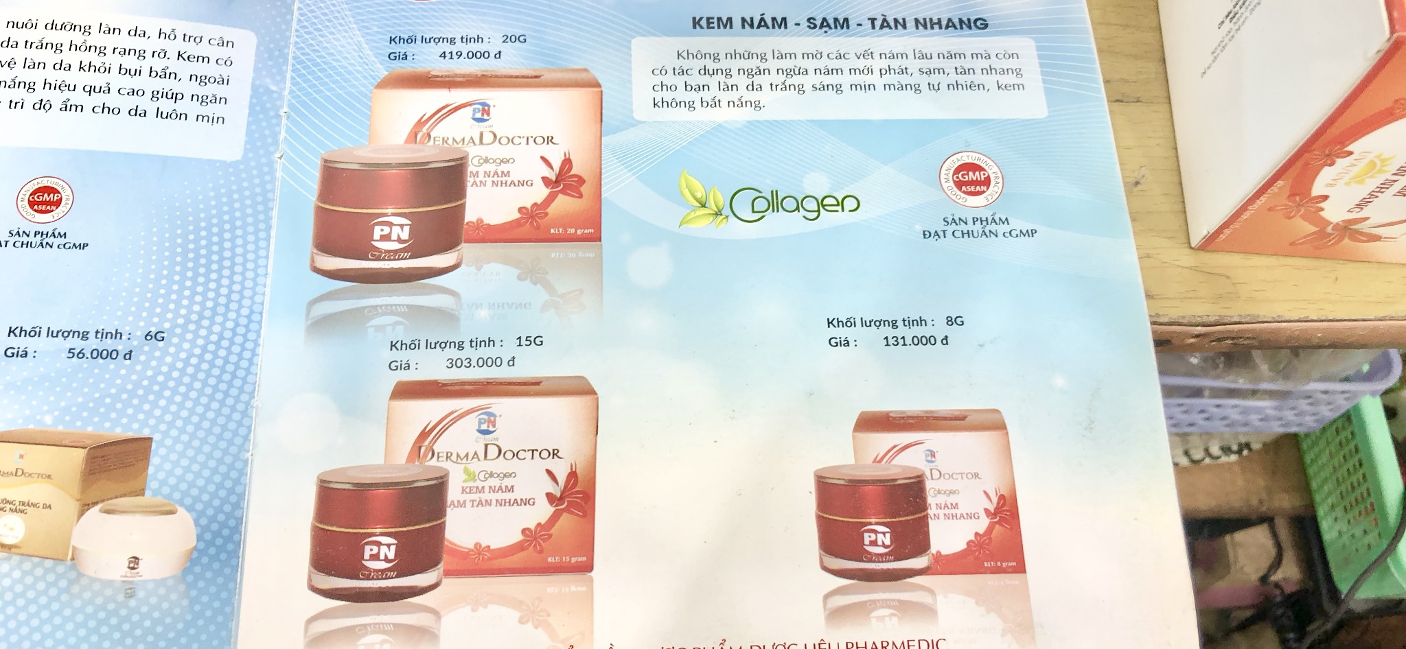 KEM DERMA DOCTOR COLLAGEN NÁM SẠM TÀN NHANG