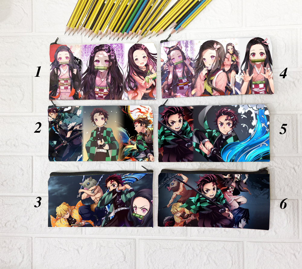 Túi đựng bút anime kimetsu no yaiba Thanh gươm diệt quỷ