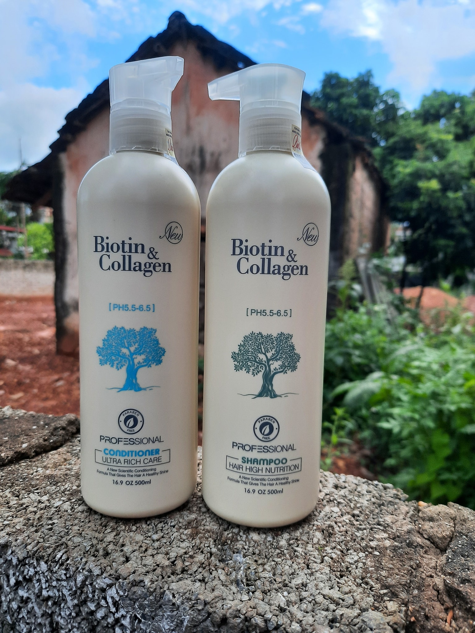 Dầu gội và dầu xả Biotin & Collagen 500ml