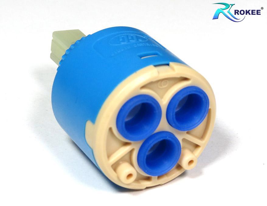 Van vòi nước nóng lạnh Ceramic 40mm DL-CR40 (Xanh)