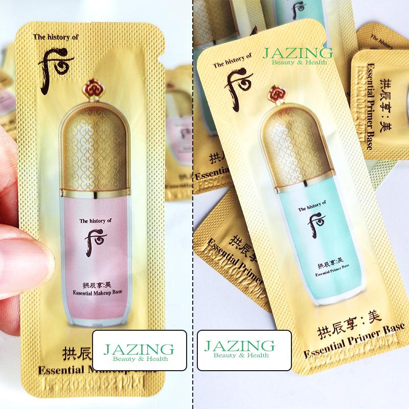 Combo 5 Kem Lót Trang Điểm Whoo Makeup Base Sample 1mlx5