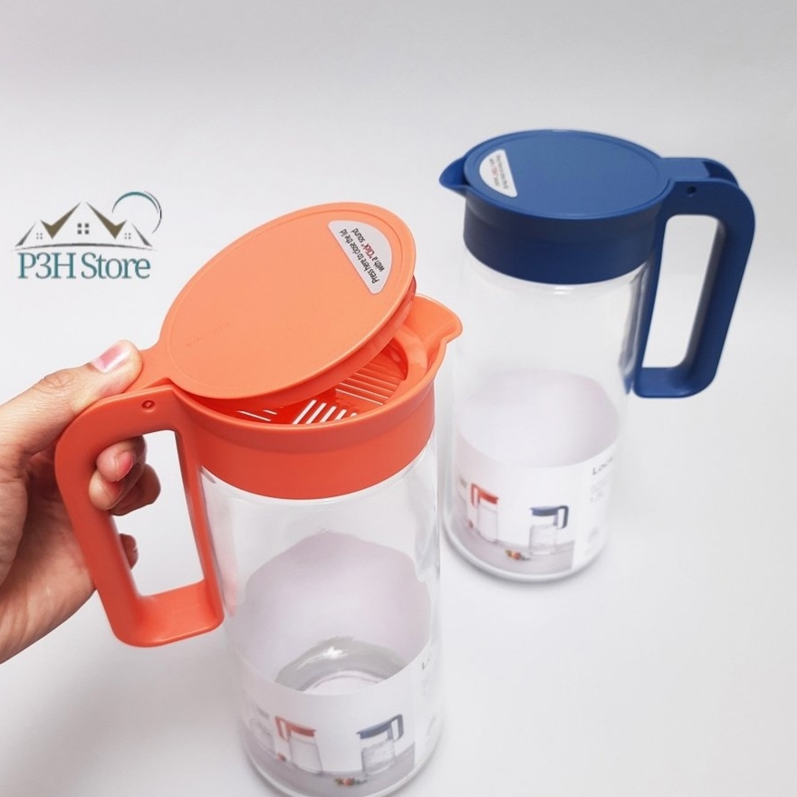 Bình nước thủy tinh LocknLock có quai cầm LLG619 dung tích 1.3L