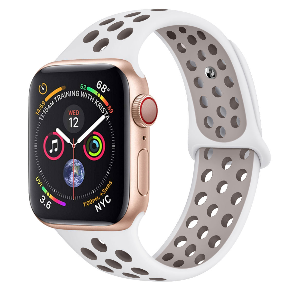 Dây Đeo Thay Thế Cho Đồng Hồ Thông Minh Apple Watch Series 1 / 2 / 3 / 4 / 5 ( Size 42 / 44 mm ) - Dây 2 Màu