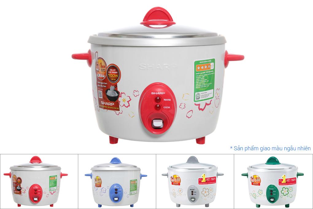 [HCM]Nồi cơm điện Sharp 1.8 lít KSH-D19V