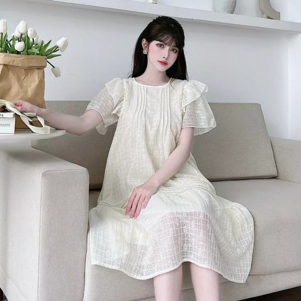 Đầm bầu váy bầu thời trang thiết kế công sở xinh xắn mặc đi chơi dự tiệc