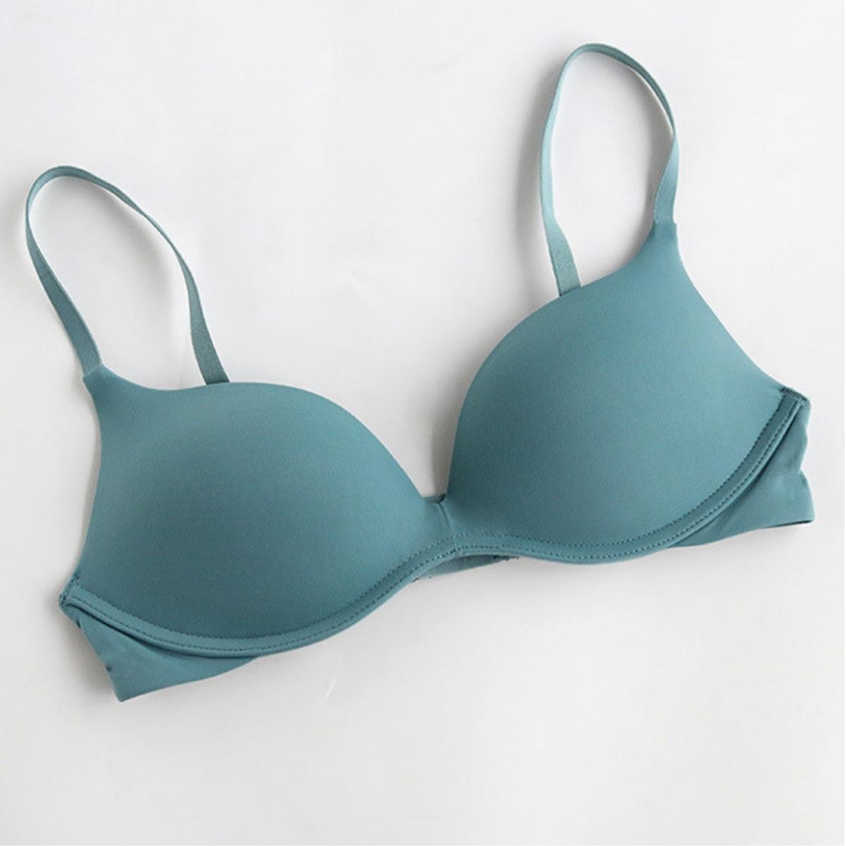 Áo Ngực Lụa Sữa Tàng Hình Rose Không Gọng ĐỆM MỎNG Áo Lót Nữ CHỐNG HỞ VIỀN Phong Cách Nhật Bản Ôm Trọn Ngực