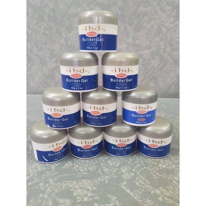 Gel Đắp IBD Đắp Móng Màu Clear Hũ 56g