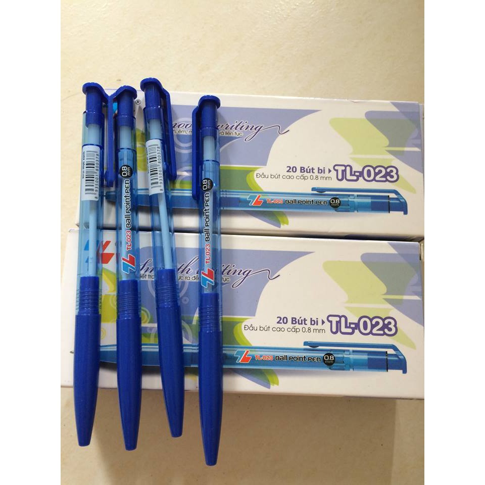 Bút Bi TL023 ( Combo 10 chiếc  - 20 chiếc ) , xanh-đen-đỏ