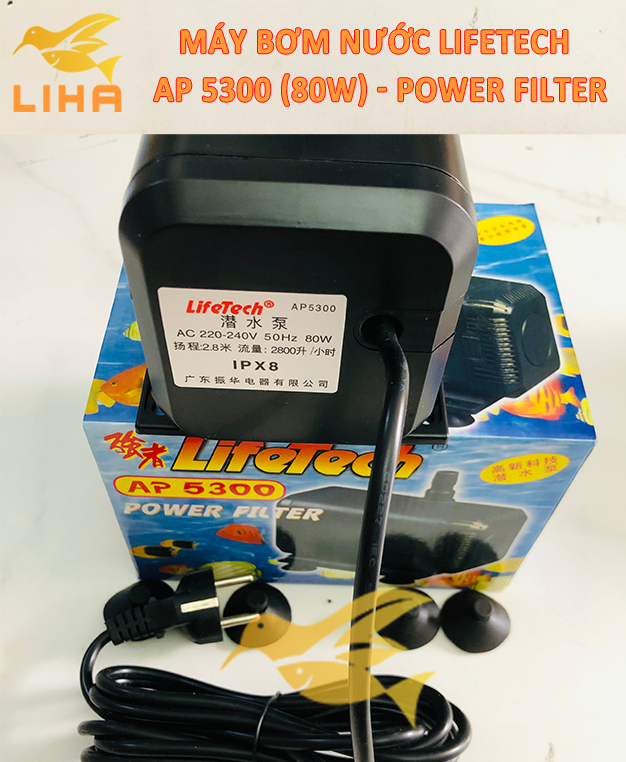 Máy Bơm Lifetech AP5300 - Bơm Nước Hồ Cá Cao Cấp