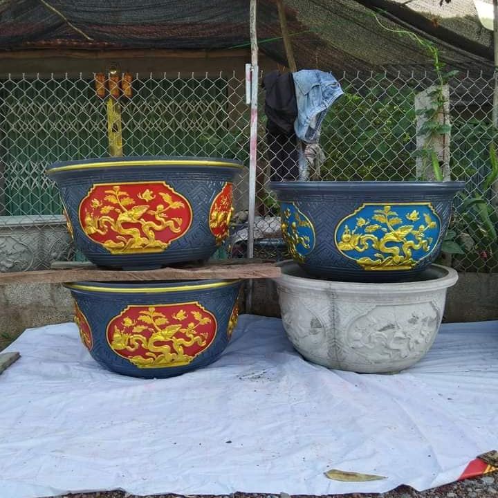 khuôn đúc chậu cảnh tròn 80 [khuôn ABS có lòng trong]