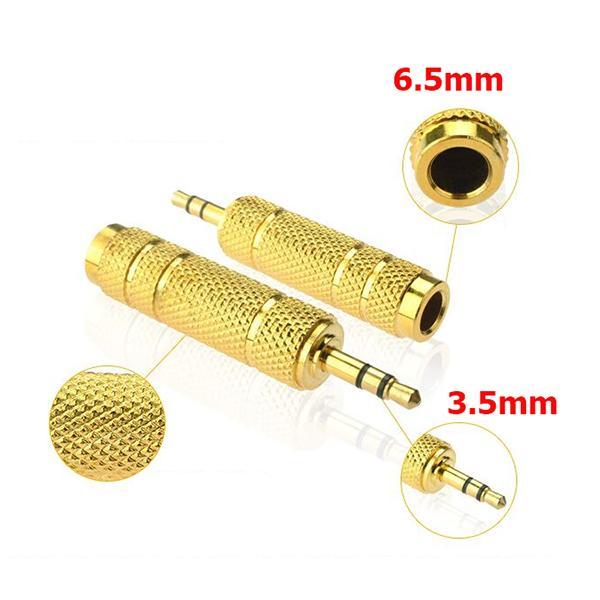 01 Jack chuyển đổi Âm thanh từ 3.5mm ra 6.5mm ( loại tốt )