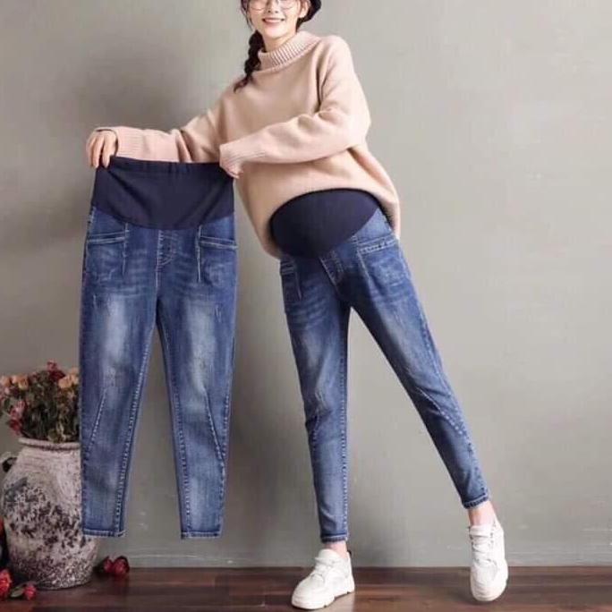 Quần jeans bầu thời trang