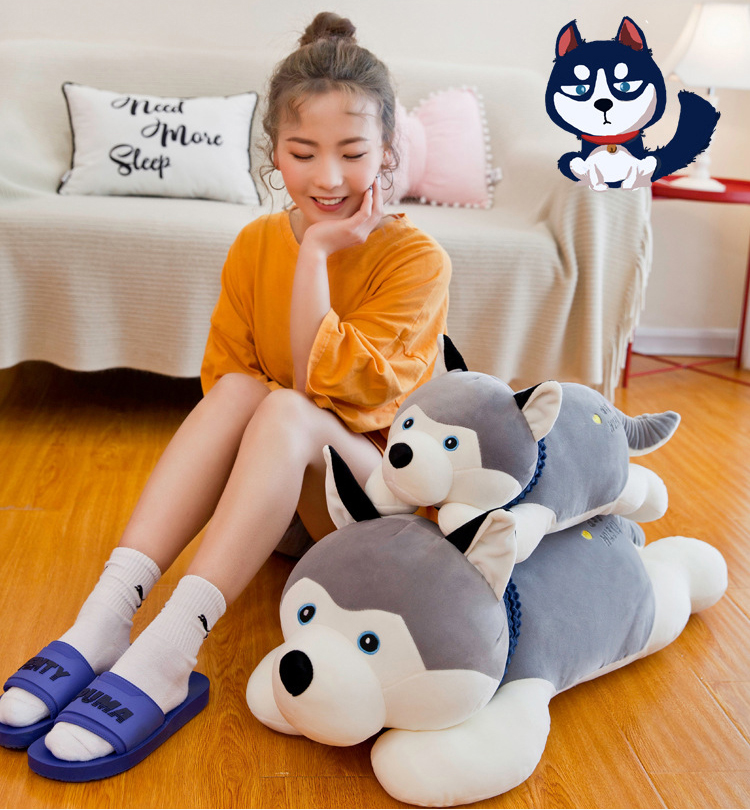 Gấu bông chó bông gòn alaska husky