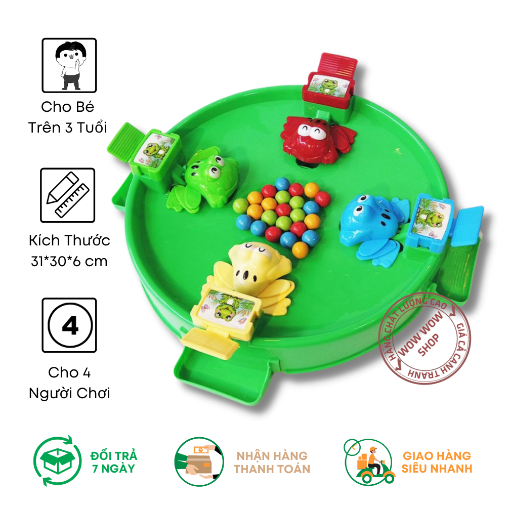 Trò Chơi Ếch Gắp Hạt Tương Hungry Frosgs Vui Nhộn