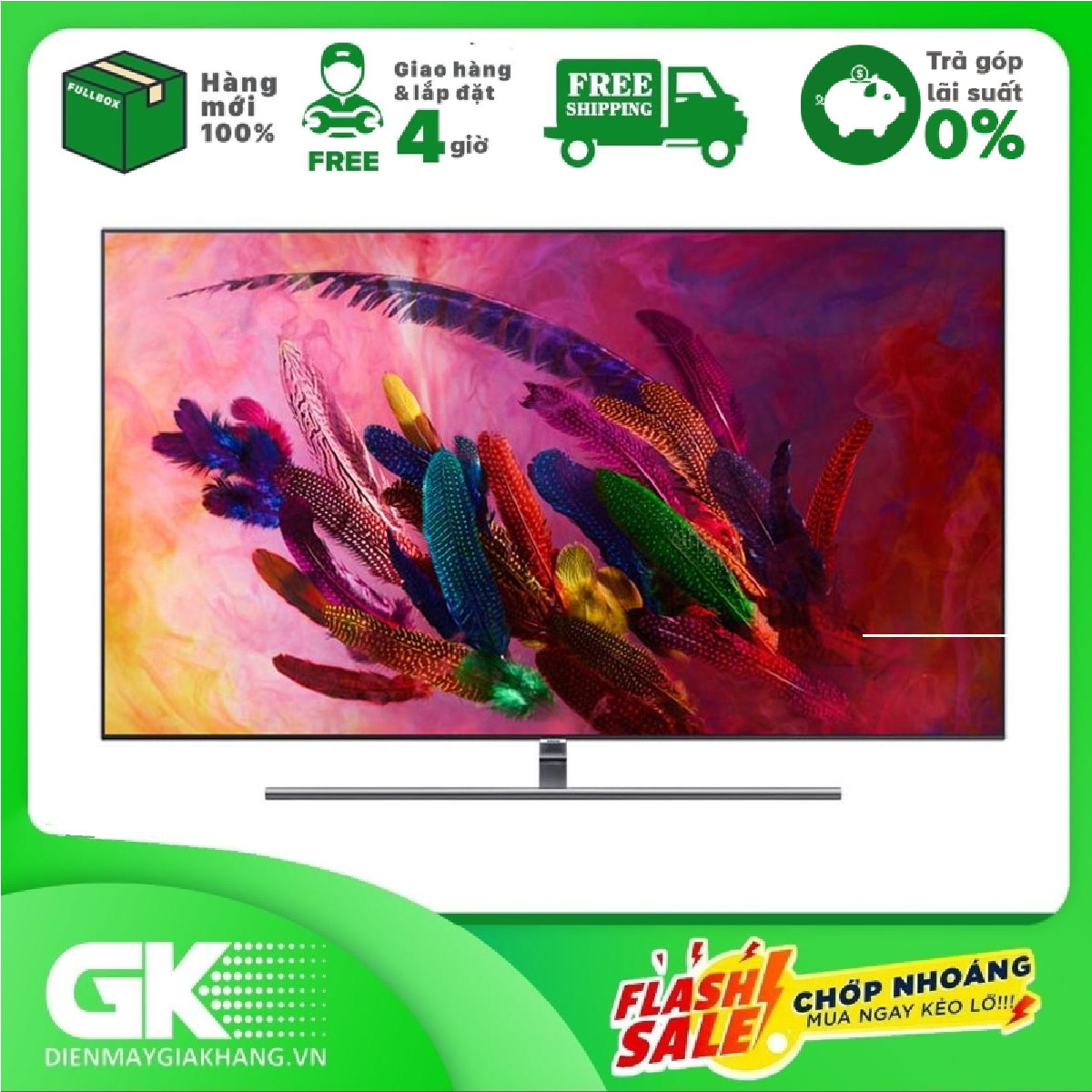 [Trả góp 0%]Smart Tivi QLED Samsung 4K 55 inch 55Q7FNA...