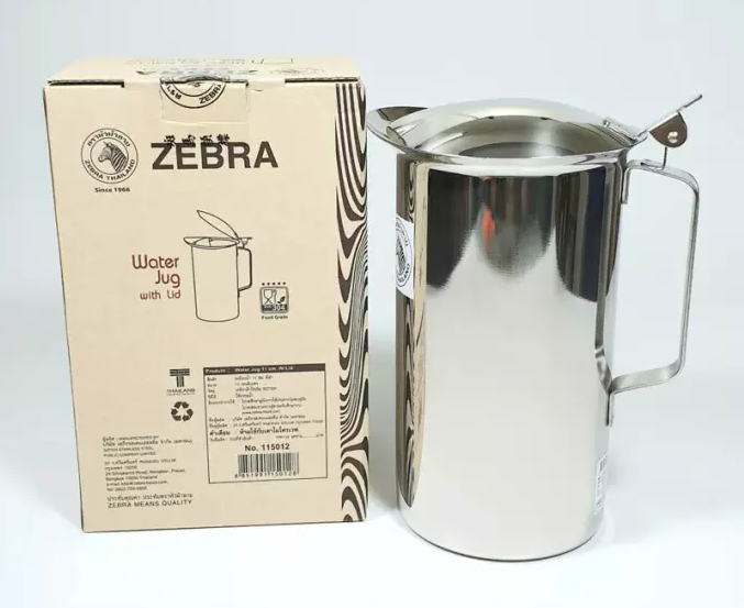 Ca nước có nắp 1.9l size 11cm - zebra 115012