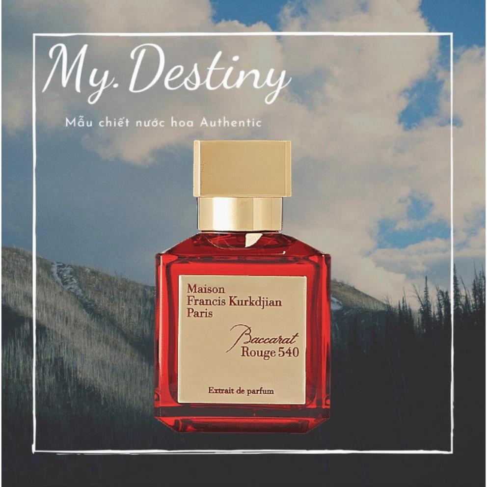 🖤 nước hoa dùng thử mfk baccarat rouge 540 extrait test 10ml/20ml _mʏ.dᴇsᴛɪɴʏ