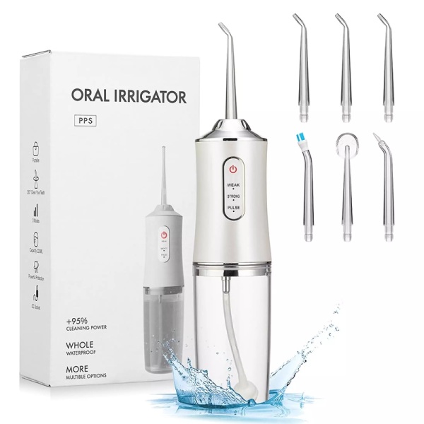 [ Được Nha Sĩ Khuyên Dùng ] Tăm Nước Loại Nào Tốt, Máy Tăm Nước Oral irrigator Cao Cấp, Giúp Tẩy Sạch Mảng Bám Và Vi Khuẩn, Cải Thiện Sức Khỏe Nướu, Không Gây Kích Thích, Tổn Thương Răng Miệng, Chống Thấm Nước, BH 12 THÁNG giá rẻ