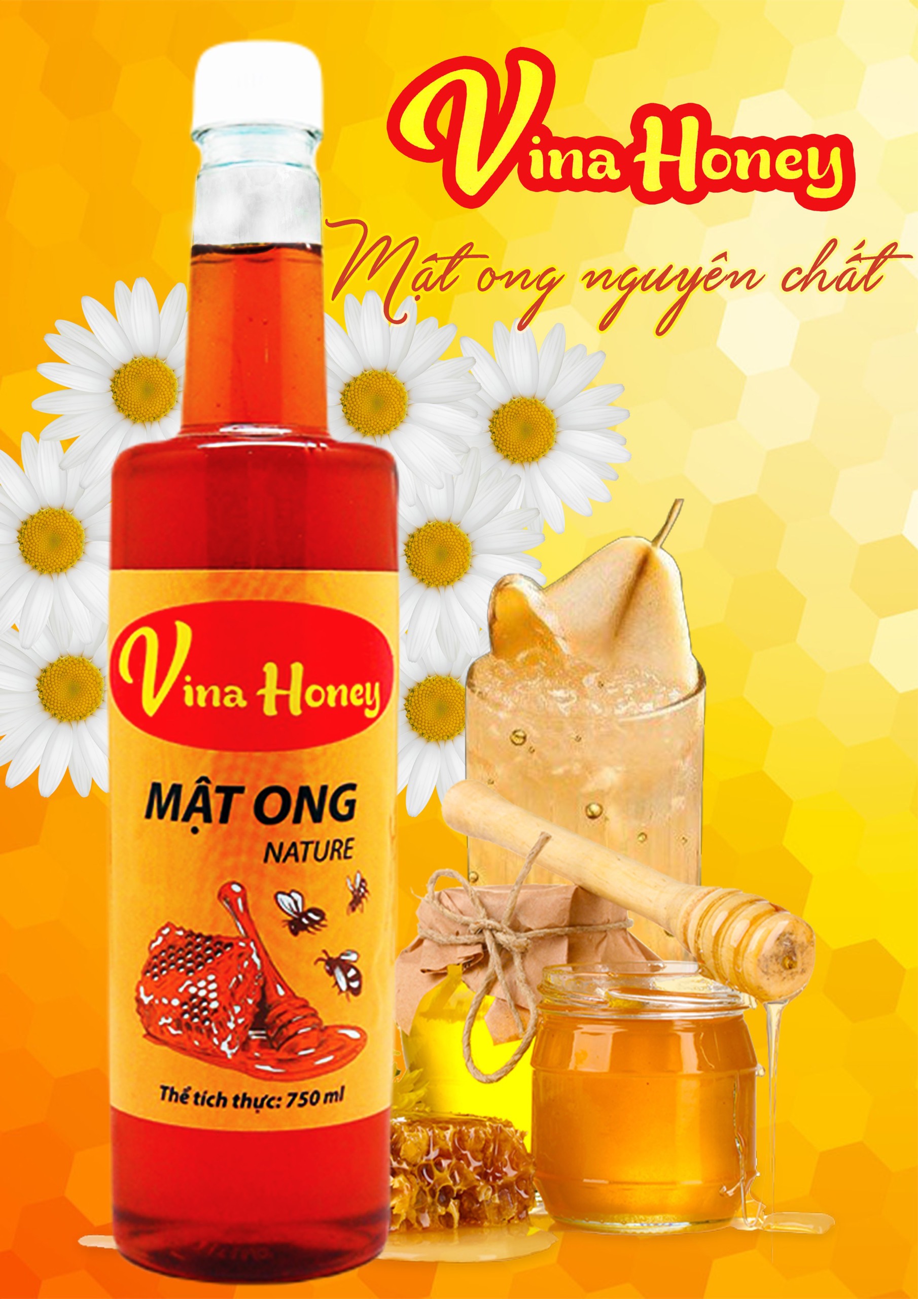 Mật Ong Vina Honey 750ml