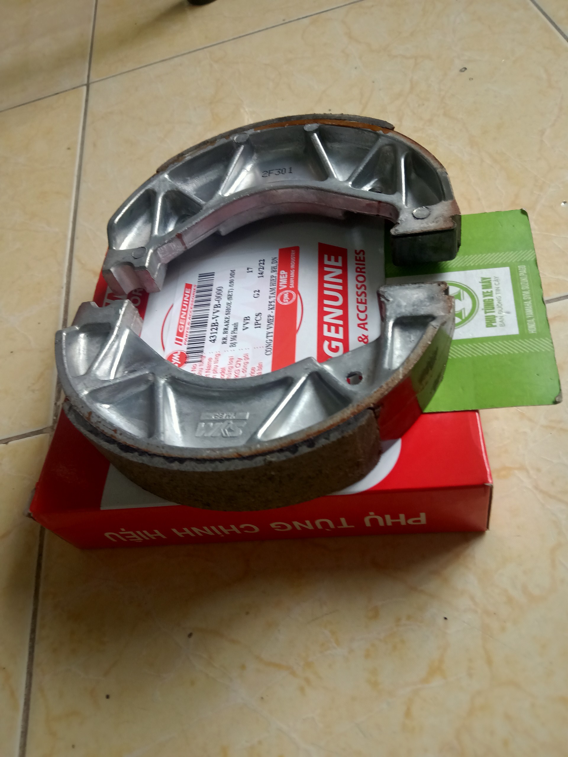 Bố thắng sau cho xe SYM Shark 125