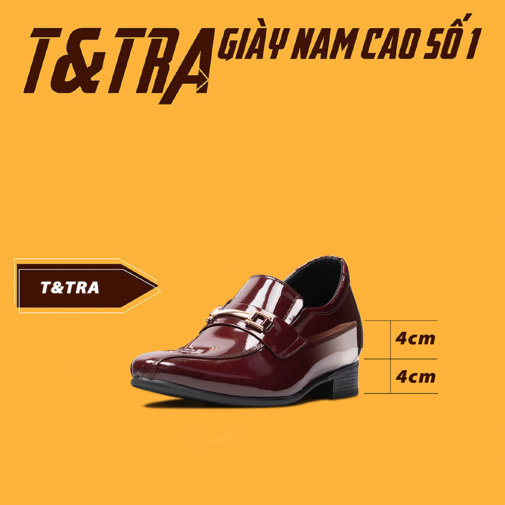 [ 6CM ] Giày Tăng Chiều Cao Nam T&TRA S968