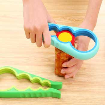 Dụng cụ mở khui nắp chai, đồ hộp đa năng 4 trong 1 thông minh, tiện lợi
