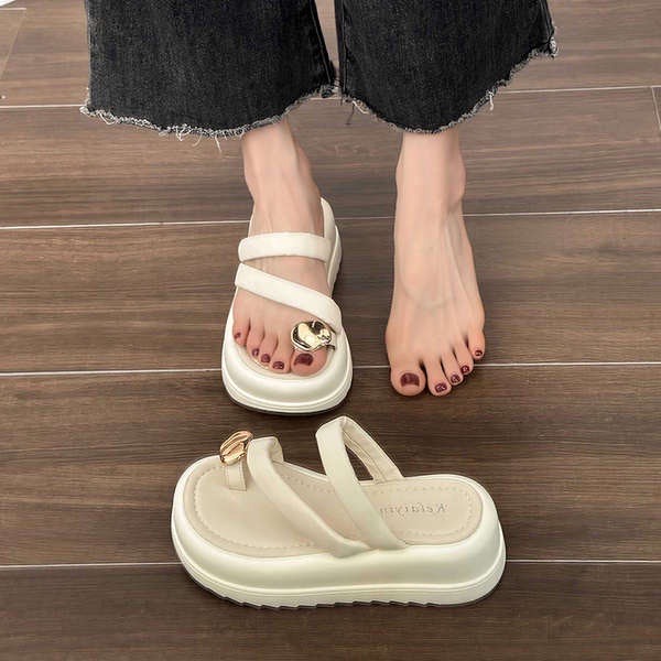 Dép nữ đế bánh mì 7 cm MINSO chất êm ái hót trend