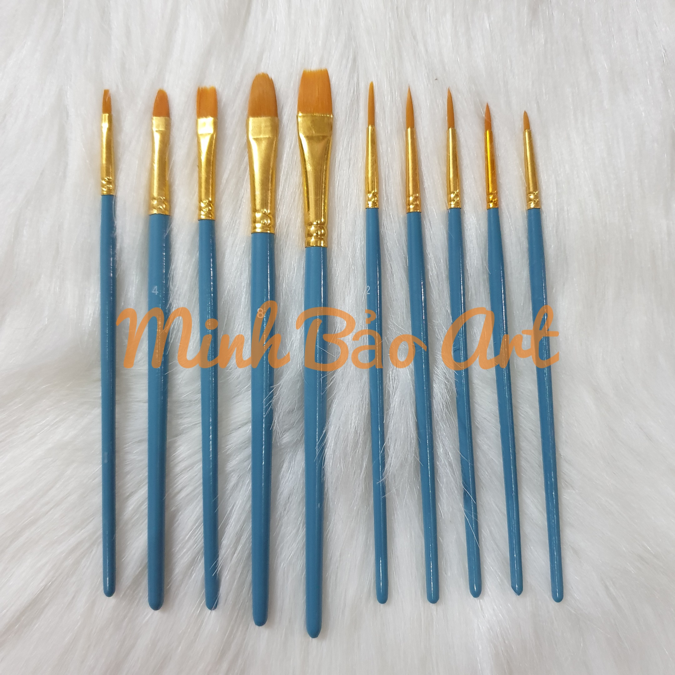BỘ CỌ VẼ 10 CÂY ARTPOWER GIÁ RẺ (ĐẦU CỌ ĐỦ DÁNG)