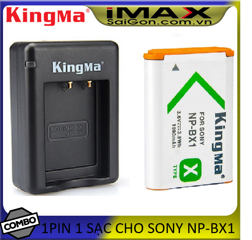 [HCM]Bộ 1 pin 1 sạc máy ảnh Kingma cho Sony NP-BX1