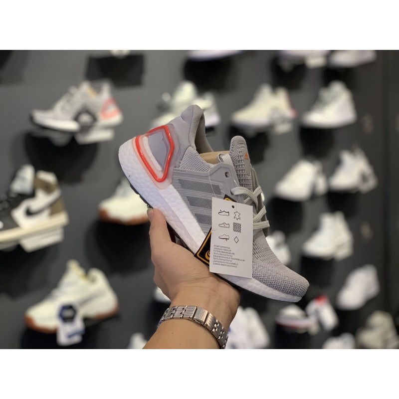 Giày thể thao/ Sneaker Ultra boost 6.0 xám đỏ (Full box)