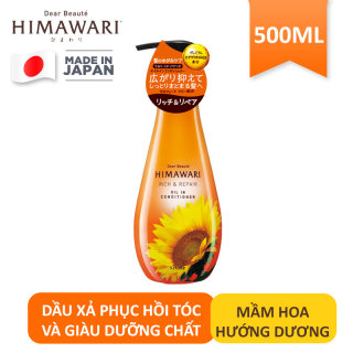 Dầu xả phục hồi tóc và giàu dưỡng chất Himawari 500ml chính hãng thumbnail