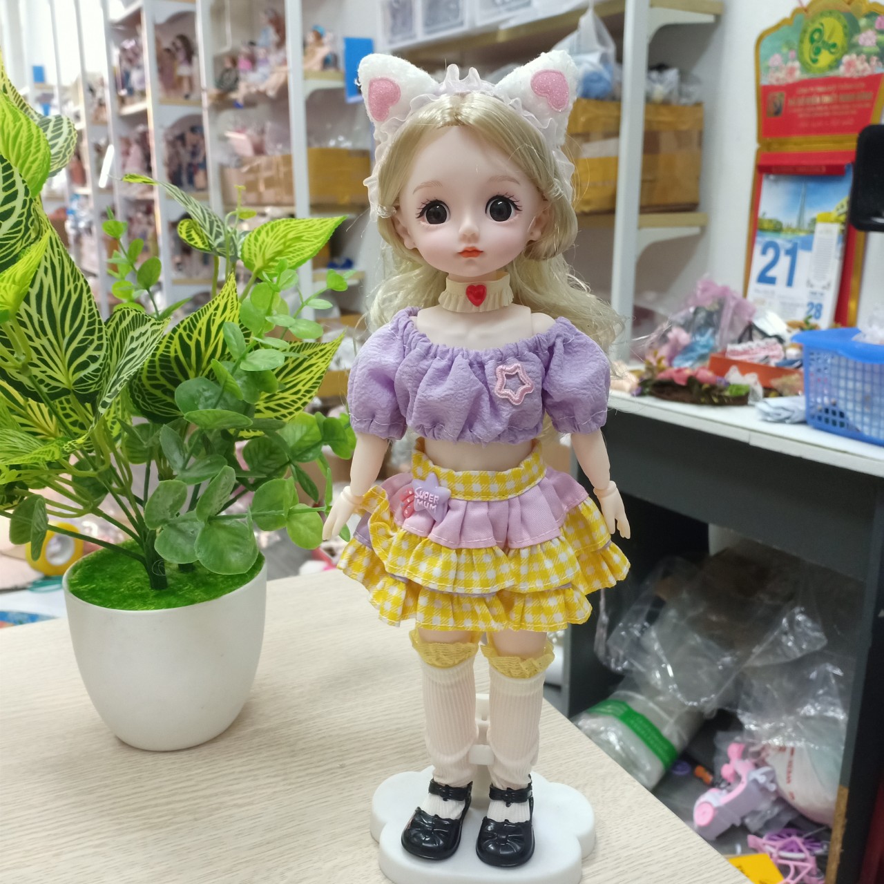 Các mẫu quần áo và váy cho búp bê 30cm body mập mạp HÀNG ĐẸP