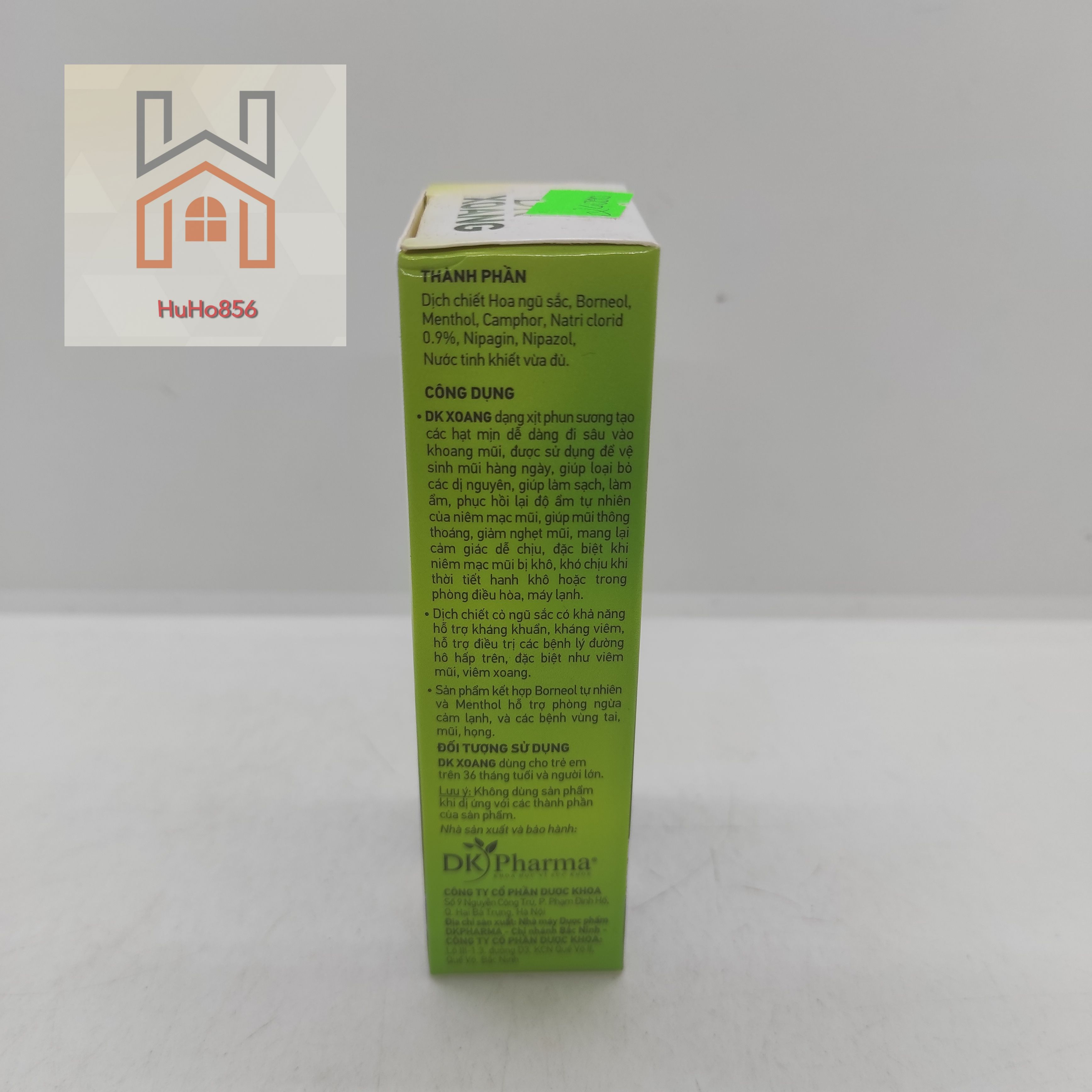 Dung Dịch Xịt Mũi DK Xoang - Lọ 15ml