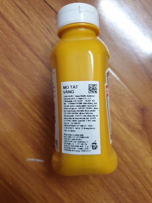 Mustard yellow Heinz 255g