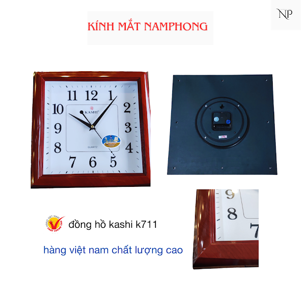 Đồng hồ treo tường Kashi K711 ,k 712
