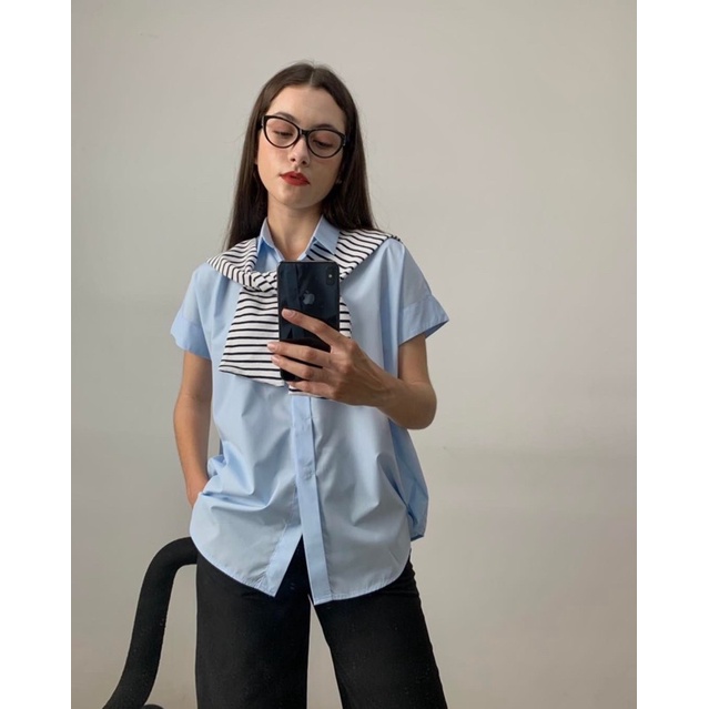 Áo sơ mi nữ SATHY tay cánh dơi cao cấp ( doly shirt)