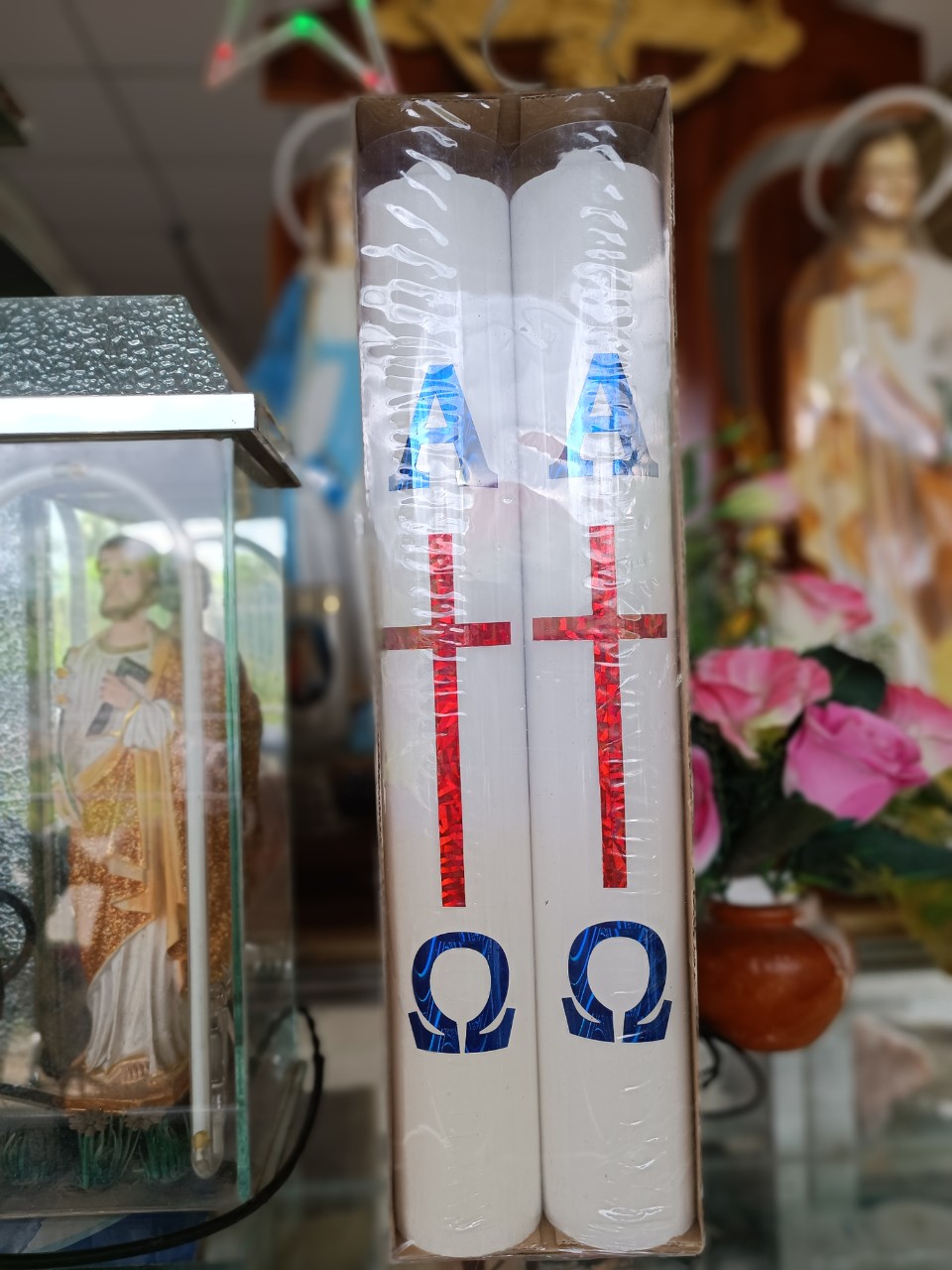 ĐÈN CẦY NẾN PHỤC SINH 40CM CAO CẤP