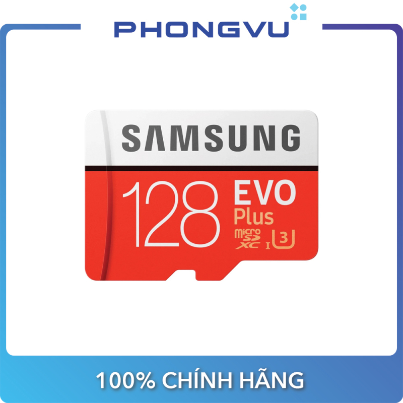 Thẻ nhớ Micro SDXC Samsung 128GB EVO Plus 2020 MB-MC128HA/APC (Class10) - Bảo hành 36 tháng