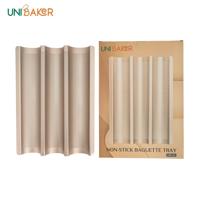 Khay bánh mì 3 sóng size vừa Unibaker