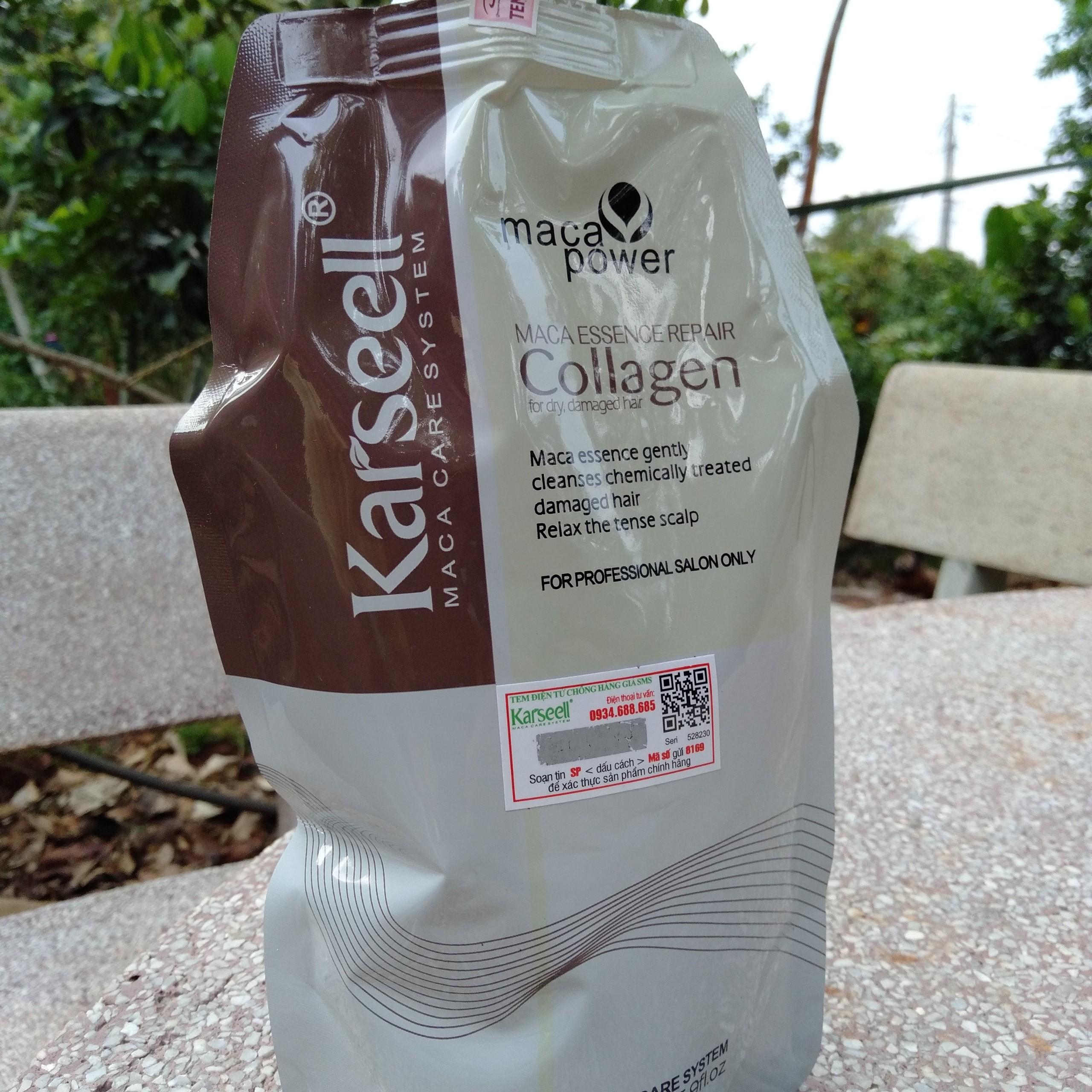 KEM Ủ TÓC HẤP DẦU COLLAGEN - Ủ PHỤC HỒI TÓC KARSEELL 500ml
