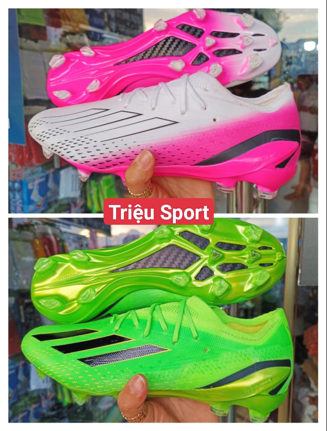 giày đá bóng x speedportal.1 fg ( tặng tất + túi rút+ hộp )